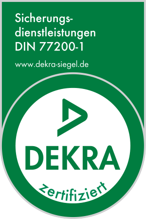 Sicherungsdienstleistung DIN 77200-1 Zertifikat