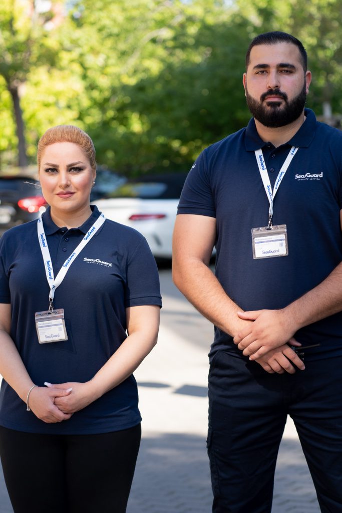 SecuGuard Mitarbeiter auf einem Event