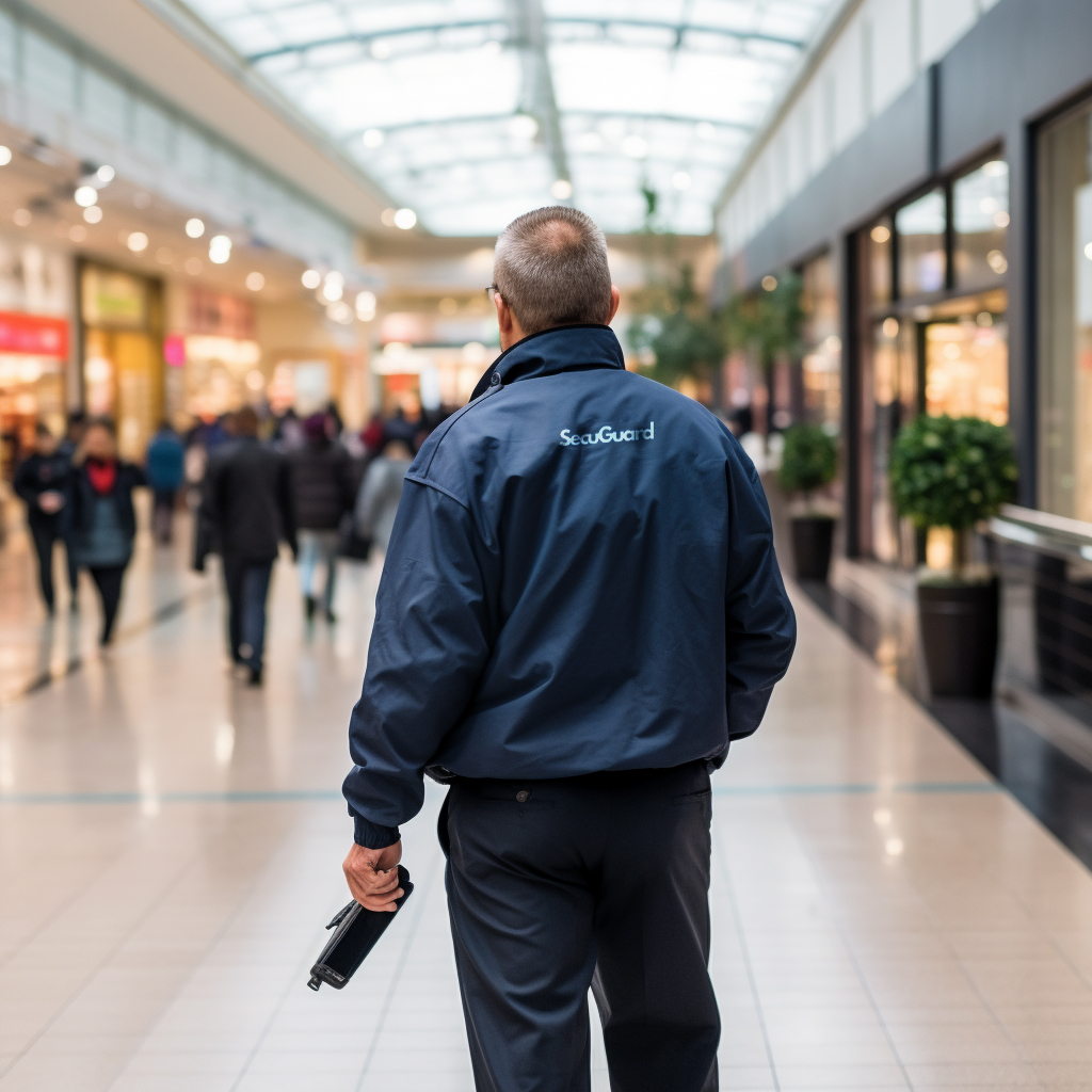 SecuGuard Mitarbeiter in der Mall